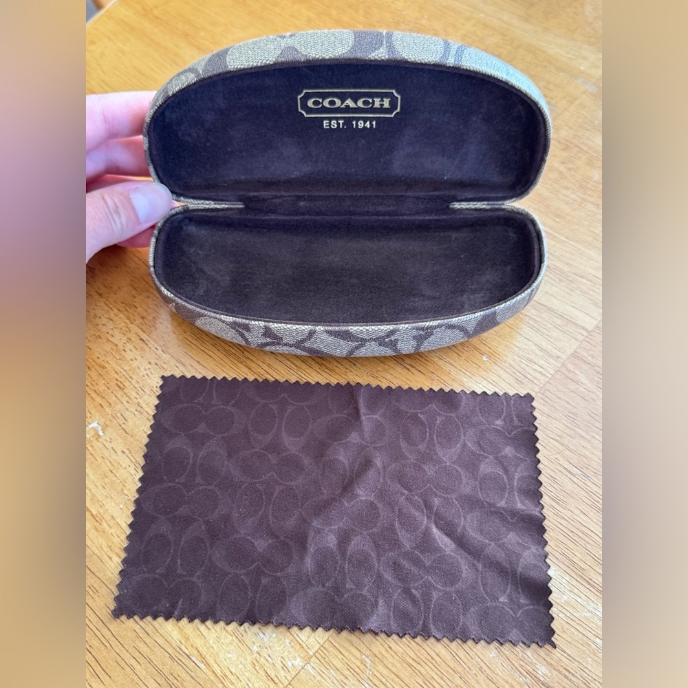 Coach Black and Pink Glasses FRAMES & CASE - Picture 8 of 8